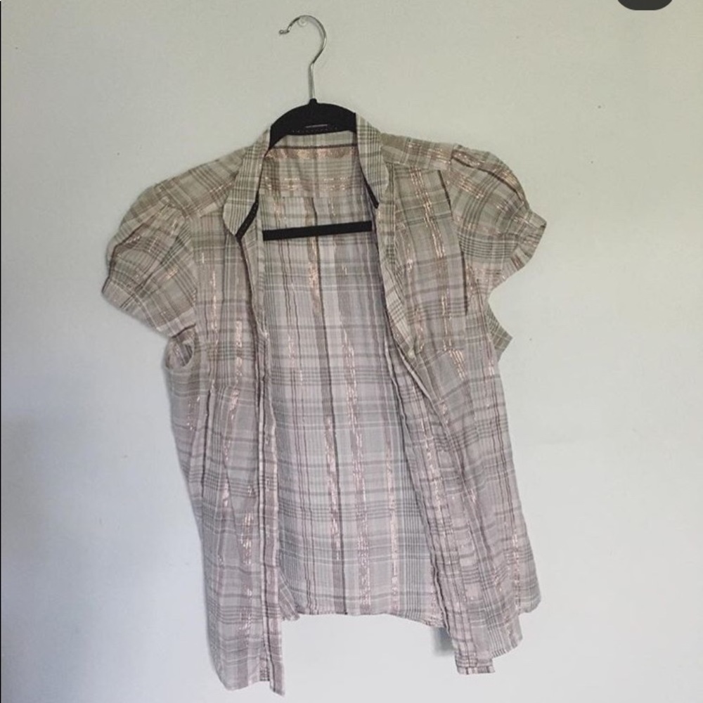 Plaid button up